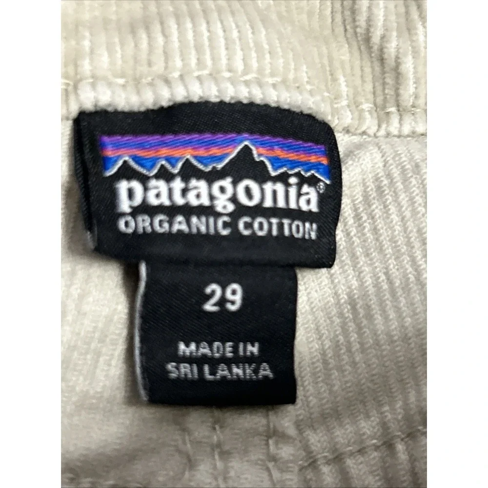 Patagonia Women's Fitted Organic Corduroy Pants Sz 29 51884